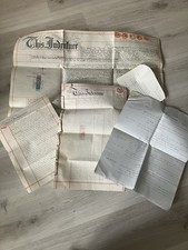 Vintage English Indentures &
