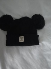 Baby Pom Pom Hat Boy Girl Double Soft Fur Pom Poms Knitted 5 Colors 0-24 Month