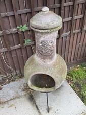 Cruz Mexican Chiminea Brushed Sandstone (Extra Large)