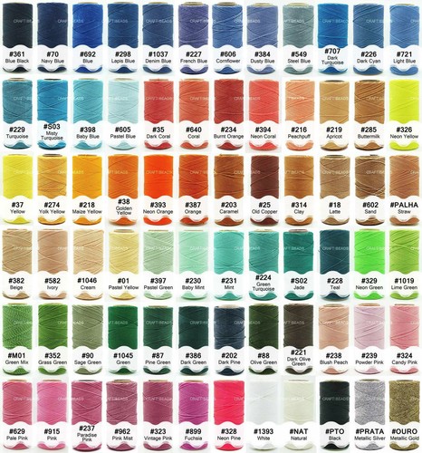 1mm waxed polyester linhasita - waxed,