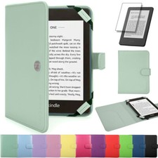 for Amazon Kindle & Kids 6" eReader  Slim Leather Protective Flip Case Cover