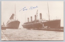 Eva Hart Signed Postcard RMS