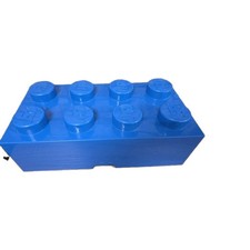 BLUE LEGO 8 STUD STORAGE BOX STACKABLE  BRICK 4 X 2 - VERY GOOD CONDITION