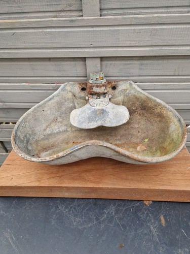 Vintage double cow trough - double,