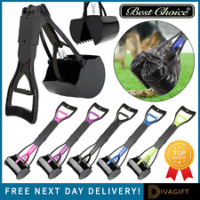 DOG POOP SCOOP PET WASTE PICKUP FOLDABLE LONG HANDLE POO PICKER POOPER SCOOPER