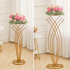 Metal Geometric Flowers Stand Wedding Centerpiece Flower Display Plinth Pedestal
