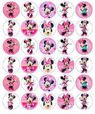 30 Minnie Mouse Edible Wafer
