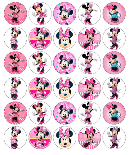 Minnie mouse edible wafer - minnie,