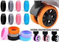 8Pcs Luggage Wheel Cover Silicone Reduce Noise Suitcase Caster Wheel Protector