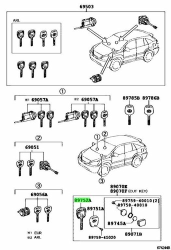 Genuine lexus transmitter - genuine,
