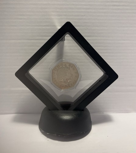Custom 50p coin - , display