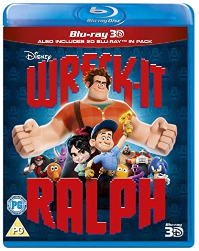 Wreck ralph blu ray - wreck-it, +