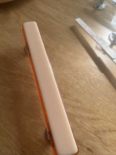 Large vintage orange and cream - vintage,