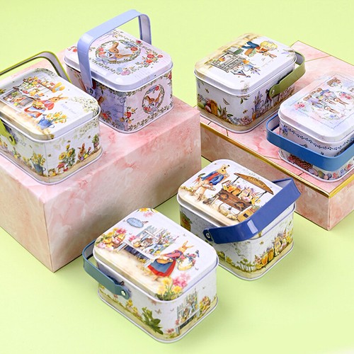 Easter eggs tin gift - eggs, box