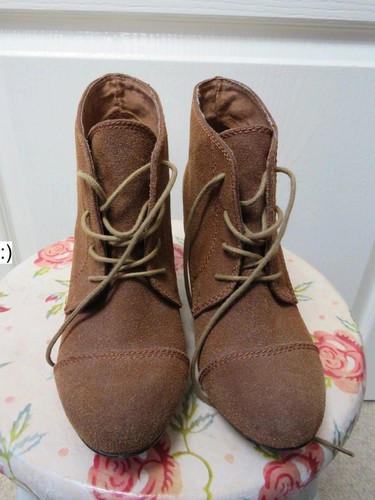 Barratts vintage suede - vintage, heel