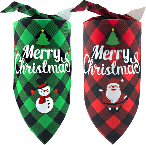 Pcs christmas dog bandanas - pcs,