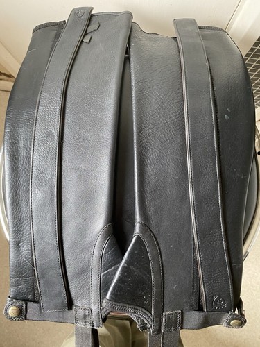 Ariat black leather half - ariat,