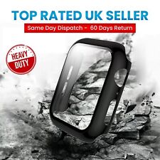 Apple Watch tempered glass case/Protector for Series 10,9,8,7,6,5,4,SE,(38-46mm)