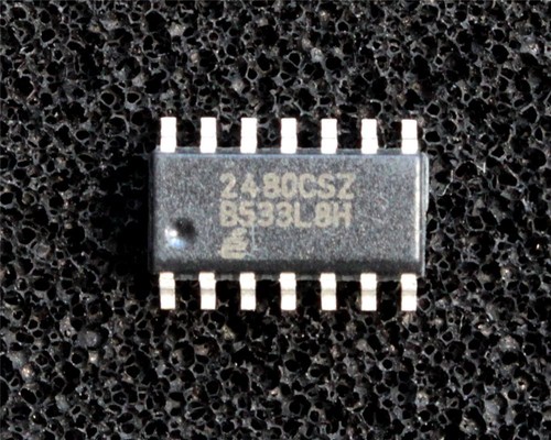 Elantec el2480cs quad amp - el2480cs, op
