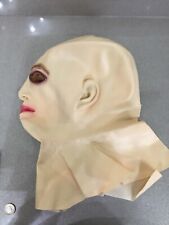 Latex Female Disguise Cross Dress Transgender Rubber Full Head Woman Lady Mask 
