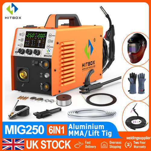 Hitbox 6in1 gas gasless mig - 6in1,