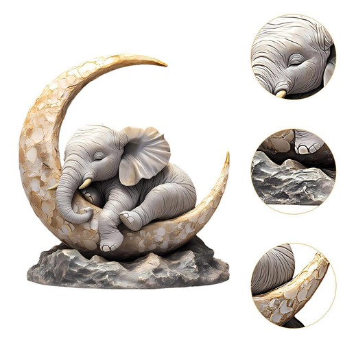 Ornament table elephant - ornament,
