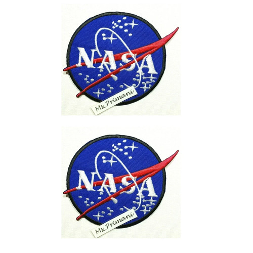 Embroidered nasa iron sew - embroidered,