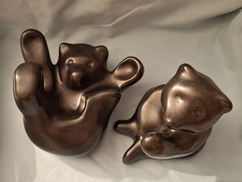 Two 2002 pigeon river pottery - 2002,