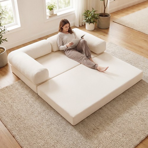 Folding sofa bed - sofa, 4-in-1