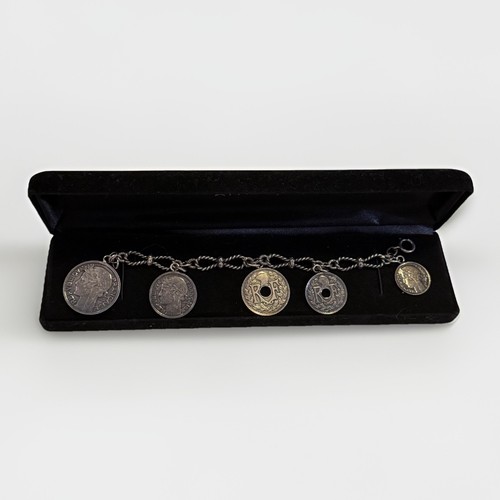 Vintage french coin - french, bracelet