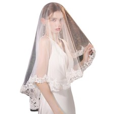 Short Wedding Veil For Bride