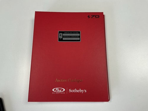 Ferrari auction catalogue - ferrari,