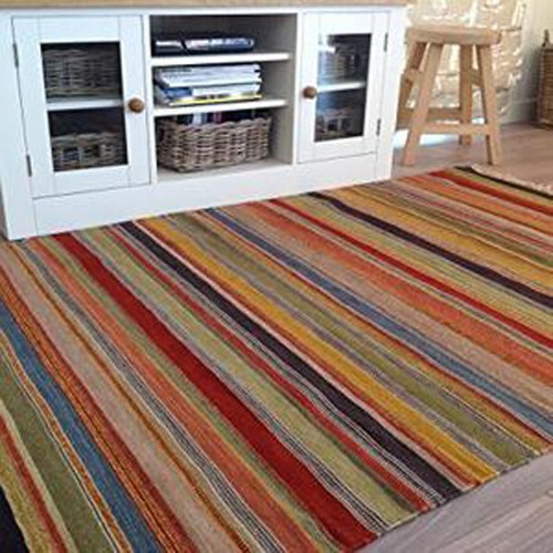 Kilim rug striped - kilim, wool