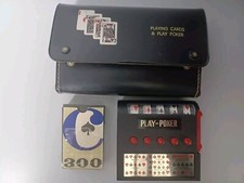 Vintage 1970 Play Poker Battery Operated Hand Held One Arm Spin Game 