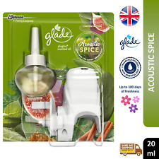 Glade Electric Plugins Scented Oil Refill Home Air Freshener Acoustic Spice 20ml