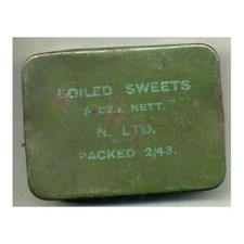 1943 Boiled sweets tin