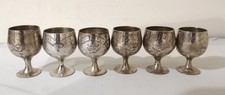 Set vintage etched - vintage, silver