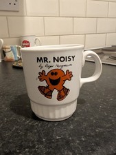 Mr Men Mr Noisy Vintage Kiln Craft Tableware Ceramic Mug Cup (Roger Hargreaves)
