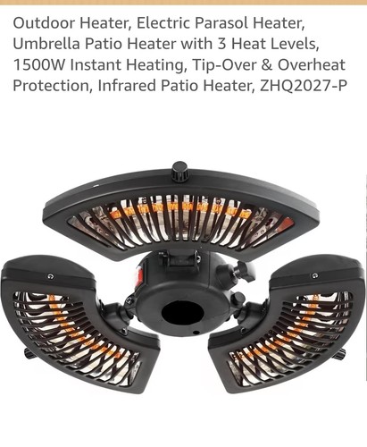 Outdoor patio heater - heater, for