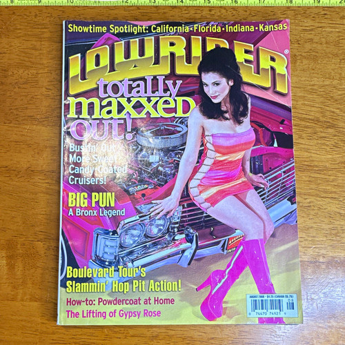 Lowrider magazine august 2000 - magazine,