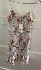 Zara Floral Midi Dress Size