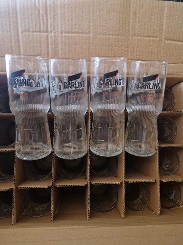Carling pint glass glasses - glasses, x4