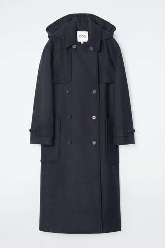 Cos navy wool - navy, detachable