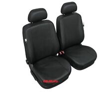 Black Eco Leather Front Tailored Seat Covers For Ford Mondeo Mk4 2007 - 2014