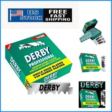 100 Count Single Edge Razor Blades - Perfect for Cutthroat & Shavette Razors