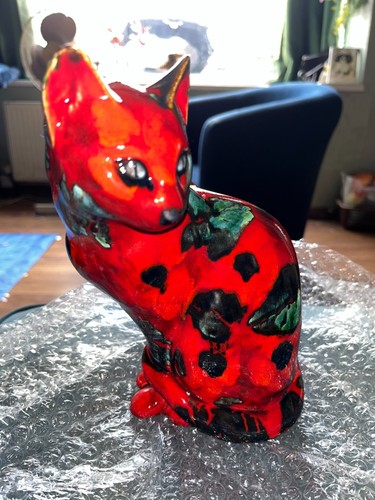 Anita harris large sitting cat - anita,