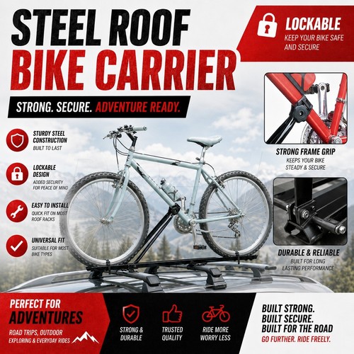 Bike car roof rack - bike,