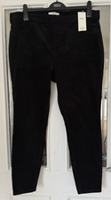 BNWT M & S BLACK ELASTICATED