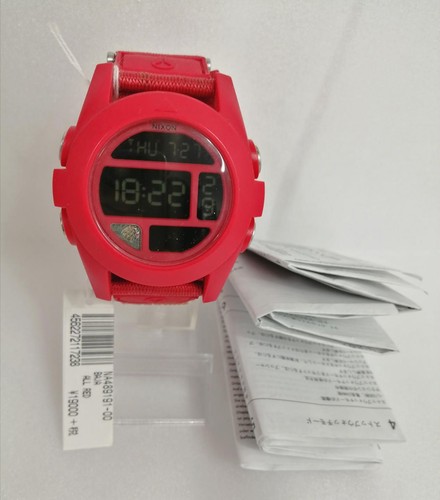 Nixon watch red - watch, used