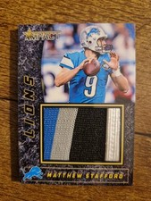 Impact Detroit Lions Matthew Stafford Patch NFL card